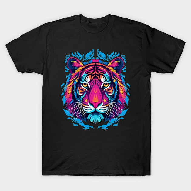 tiger looking T-Shirt by SHINIGAMII